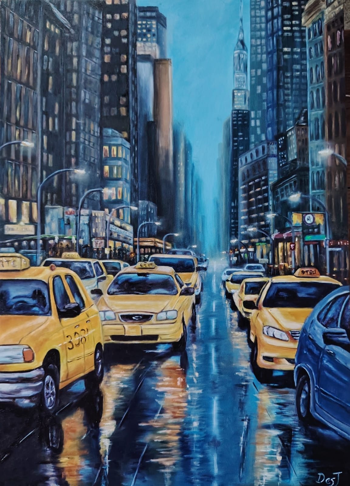 Rainy nights in New York
