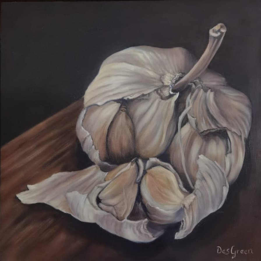 Garlic still life